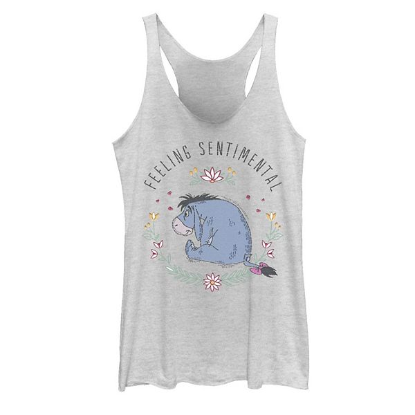 Disney's Winnie The Pooh Eeyore Feeling Sentimental Juniors' Tank Top