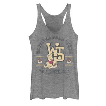 Disney's Winnie The Pooh Hundred Acre Wood Collegiate Juniors' Tank Top