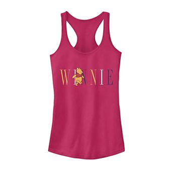 Disney Winnie The Pooh Winnie Title Pose Racerback Tank Top