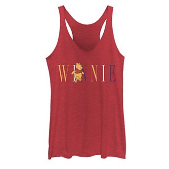 Disney Winnie The Pooh Winnie Title Pose Racerback Tank Top