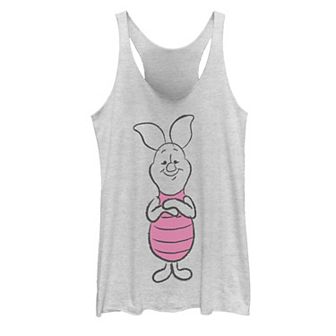 Disney's Winnie The Pooh Sweet Piglet Art Sketch Juniors' Tank Top