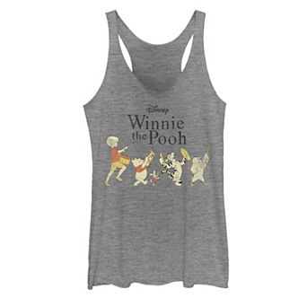 Disney's Winnie The Pooh Character Lineup Juniors' Tank Top