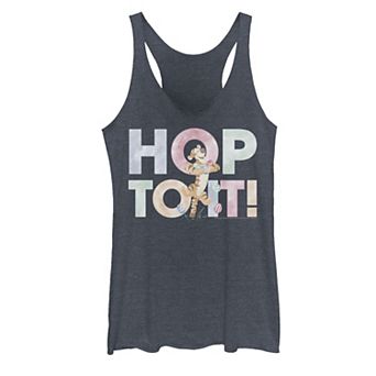 Disney's Winnie The Pooh Easter Tigger Hop To It Juniors' Tank Top