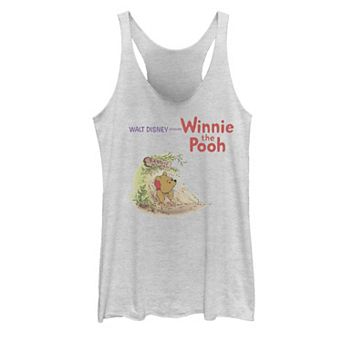 Disney's Winnie The Pooh Stuck In Rabbit's Home Logo Juniors' Tank Top