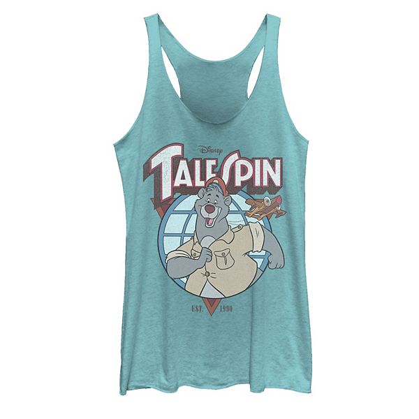 Juniors' Disney TaleSpin Baloo Logo Tank