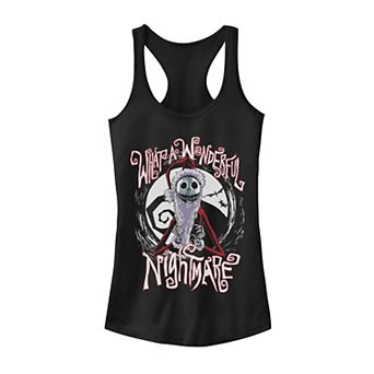 Disney's The Nightmare Before Christmas Juniors' Jack Skellington Santa Claus Tank Top