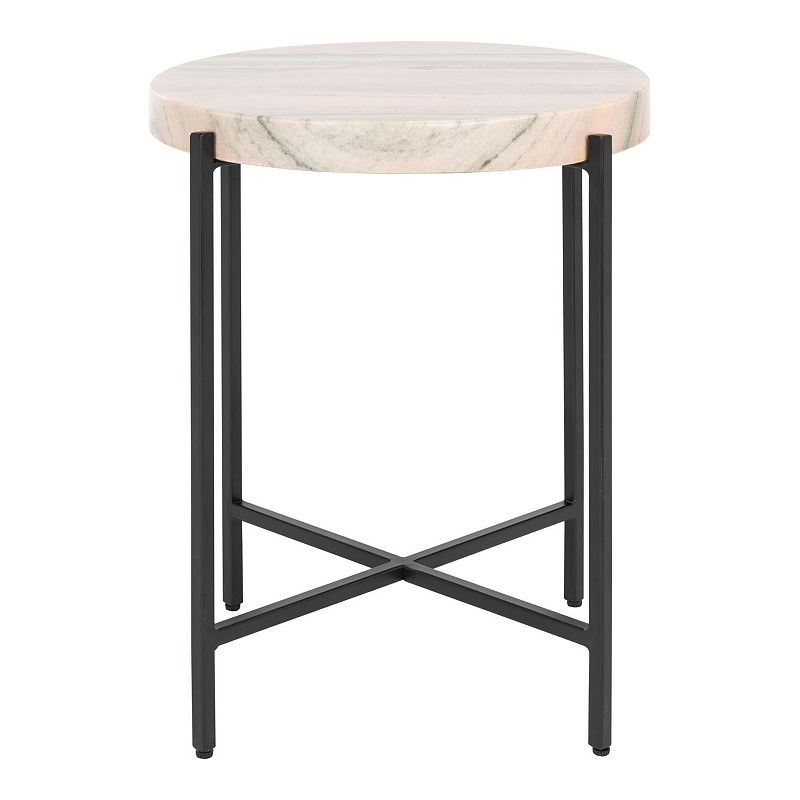 Safavieh Azula Marble End Table, Orange
