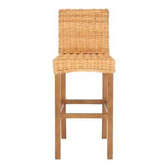 Safavieh Tobie Rattan Bar Stool