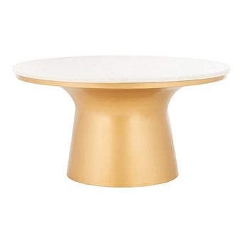 Safavieh Mila Marble Pedestal Coffee Table