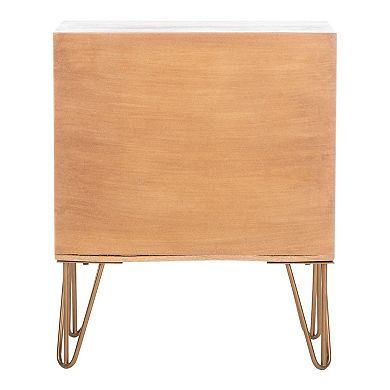 Safavieh Solene 1-Drawer Textured Nightstand