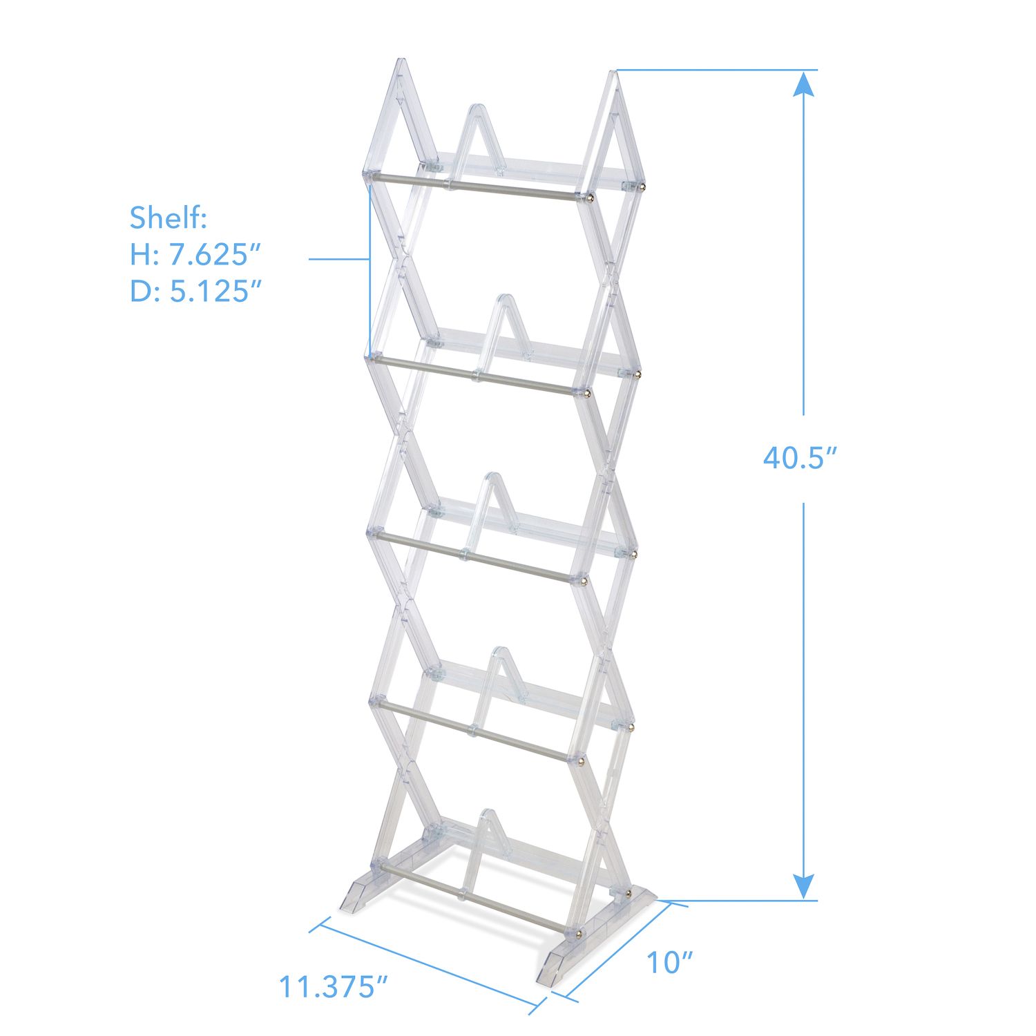 Rack Multimédia Atlantic Mitsu 5 Niveaux - Pour 130 CD Ou 90 DVD/Blu-ray - Noir - Gain De Place