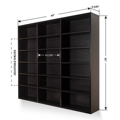 Atlantic Oskar 540 Wall Mounted Media Storage Cabinet