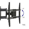 Atlantic Full Motion TV Wall Mount for Flat Screen TVs 37