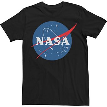 Big & Tall NASA No Distress Logo Tee