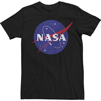 Big & Tall NASA Round Logo Vintage Tee
