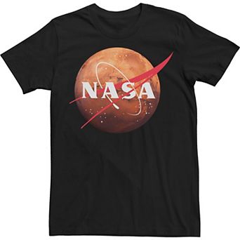 Big & Tall NASA Mars Planet Logo Tee