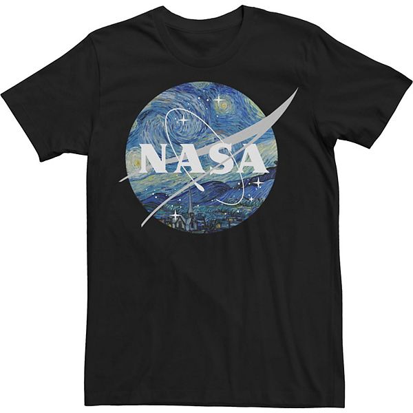 Big & Tall NASA Starry Nasa Logo Tee