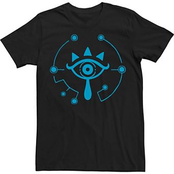 Big & Tall Nintendo Zelda: Breath Of The Wild Eye Fill Logo Gaming Tee