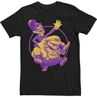 Big & Tall Nintendo Super Mario Waluigi & Wario Duo Tee