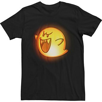 Big & Tall Nintendo Boo Pumpkin Halloween Tee