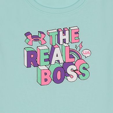 Toddler Girl Under Armour "The Real Boss" Graphic Tee & Shorts Set