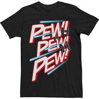 Big & Tall Star Wars TIE Fighter Pew Pew Pew Tee