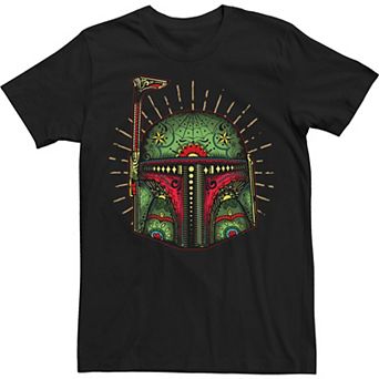 Big & Tall Star Wars Boba Fett Sugar Skull Tee