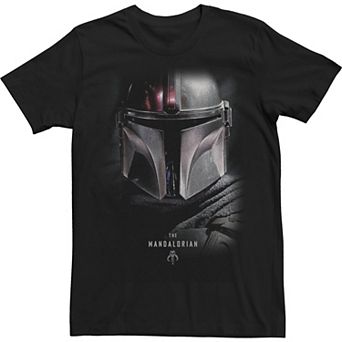Big & Tall Star Wars The Mandalorian Big Face Poster Tee
