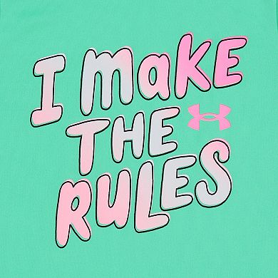 Toddler Girl Under Armour "I Make The Rules" Tank Top & Shorts Set