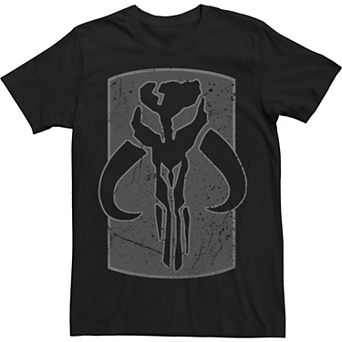 Big & Tall Star Wars Mandalorian Warriors Skull Tusk Clan Logo Tee