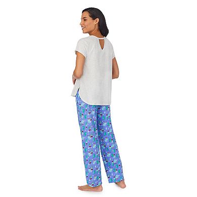 Women's Cuddl Duds® 3-Piece Pajama Top, Pajama Pants & Pajama Shorts Set