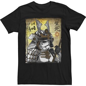 Big & Tall Star Wars Samurai Trooper Big Face Poster Tee