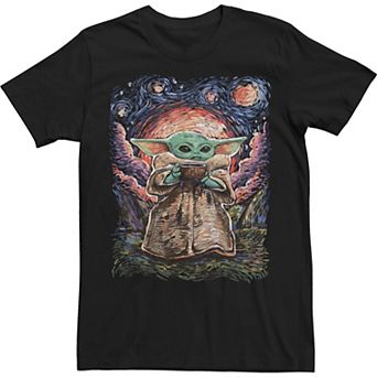 Big & Tall Star Wars The Child Starry Night Tee