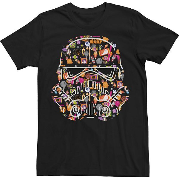 Big & Tall Star Wars Candy Trooper Face Collage Tee