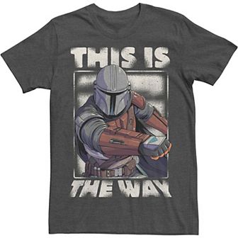 Big & Tall Star Wars The Mandalorian This Is The Way Portrait Tee