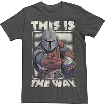 Big & Tall Star Wars The Mandalorian This Is The Way Portrait Tee