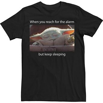 Big & Tall Star Wars Sleep Meme Photo Real Tee