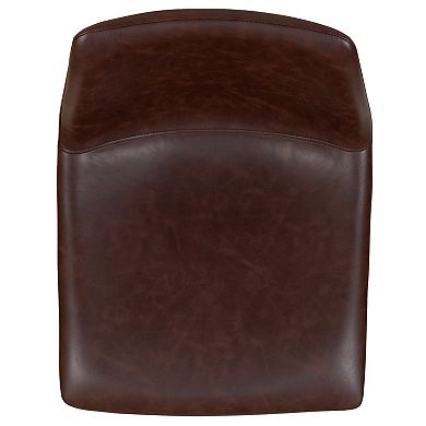 Flash Furniture Faux Leather Counter Stool 2-piece Set