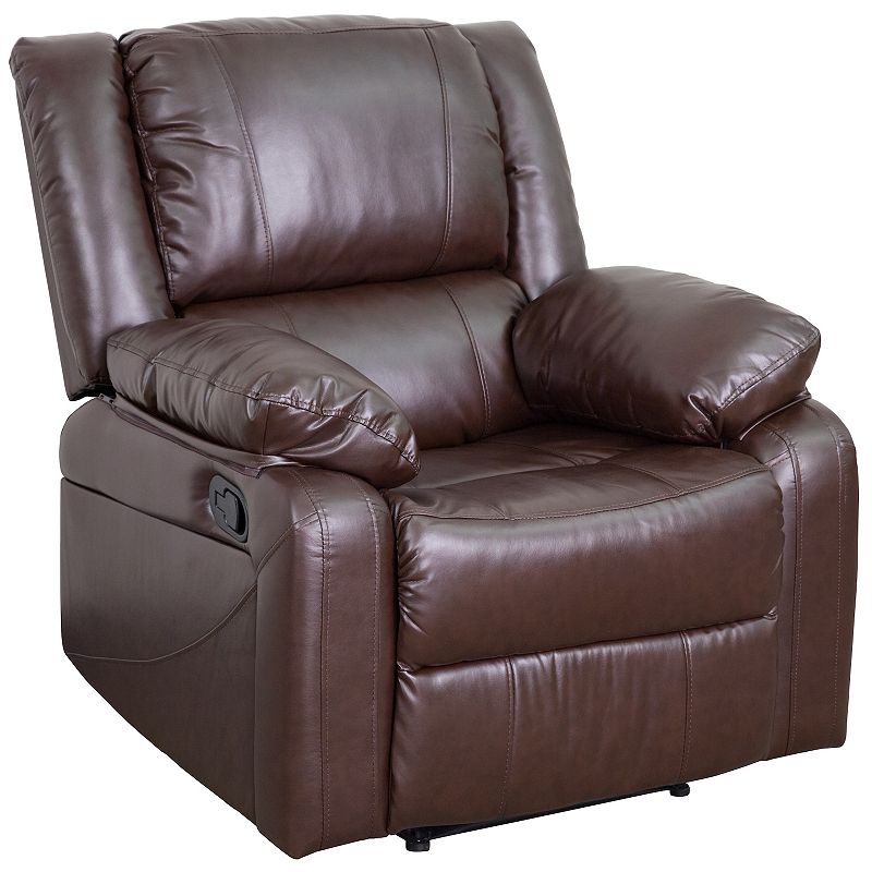 Flash Furniture Harmony Recliner Arm Chair, Brown