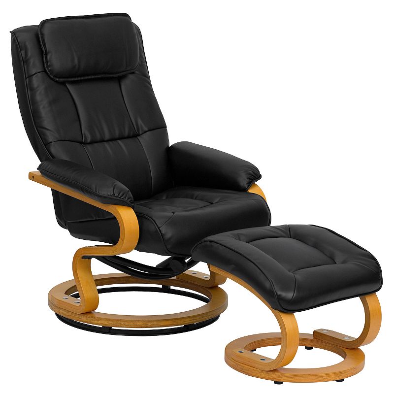 70070178 Flash Furniture Adjustable Swivel Recliner Chair & sku 70070178