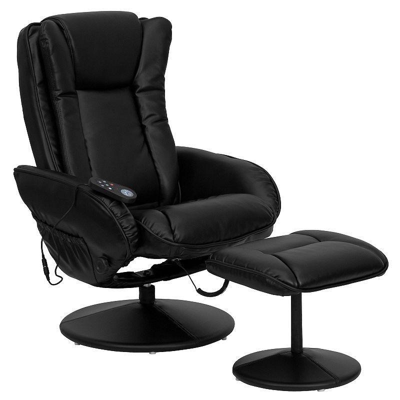 69718546 Flash Furniture Massage Recliner Chair & Ottoman 2 sku 69718546