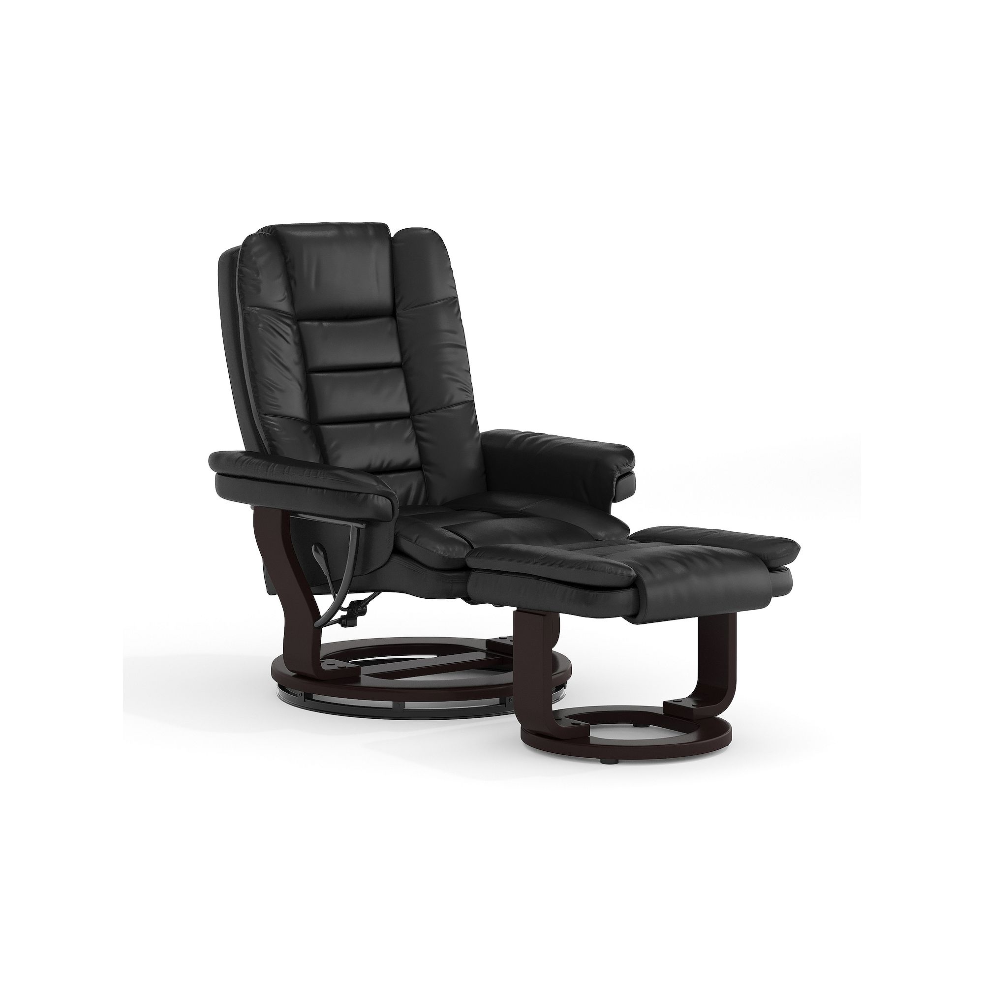 Flash Furniture Contemporary Swivel Recliner Chair & Ottoman 2-piece Set, B