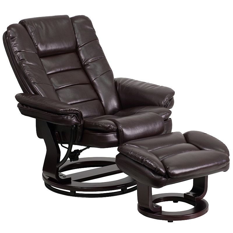 18257034 Flash Furniture Contemporary Swivel Recliner Chair sku 18257034