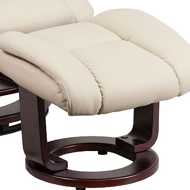 Flash Furniture Recliner Chair & Ottoman 2-piece Set