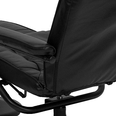 Flash Furniture Multi-Position Recliner Chair & Ottoman 2-piece Set