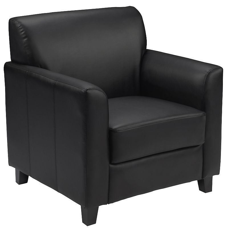 Flash Furniture Diplomat Arm Chair, Black