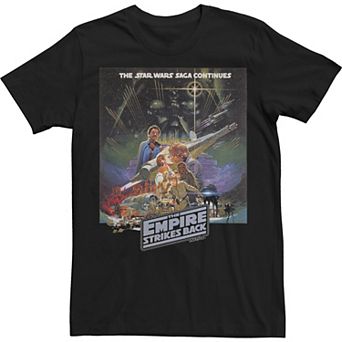 Big & Tall Star Wars: The Empire Strikes Back 40 Years Poster Tee