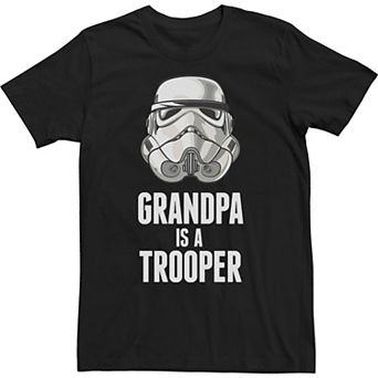 Big & Tall Star Wars Stormtrooper Grandpa Is A Trooper Tee