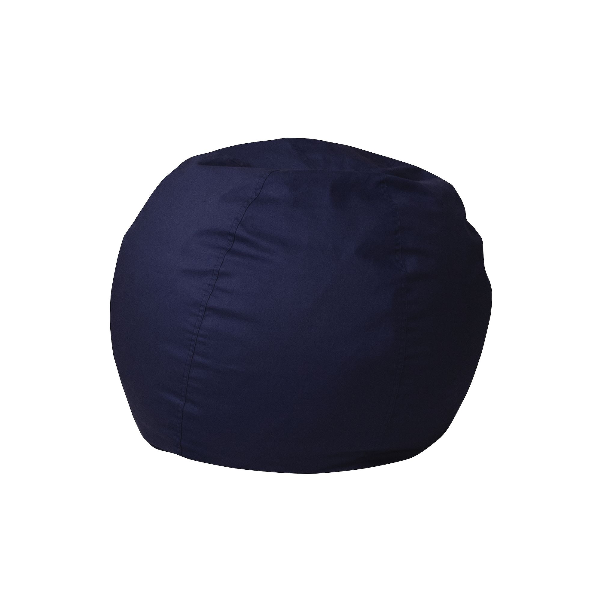 Flash Furniture Kids Teens Small Bean Bag Chair, Navy Blue