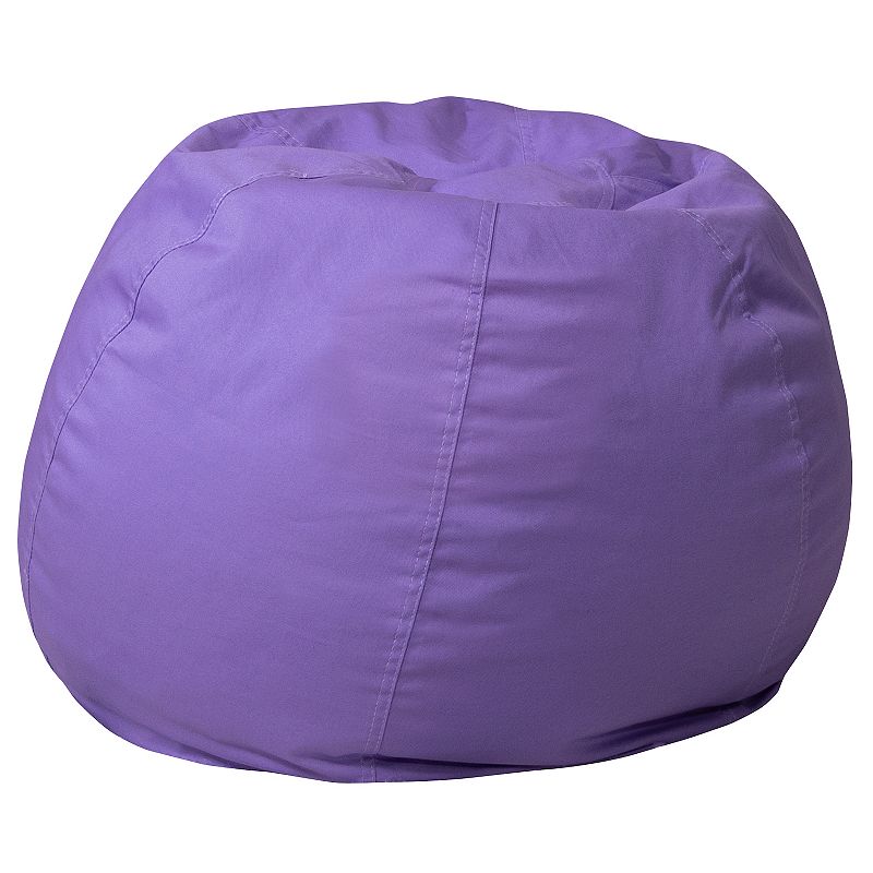 Flash Furniture Kids Teens Small Bean Bag Chair, Purple